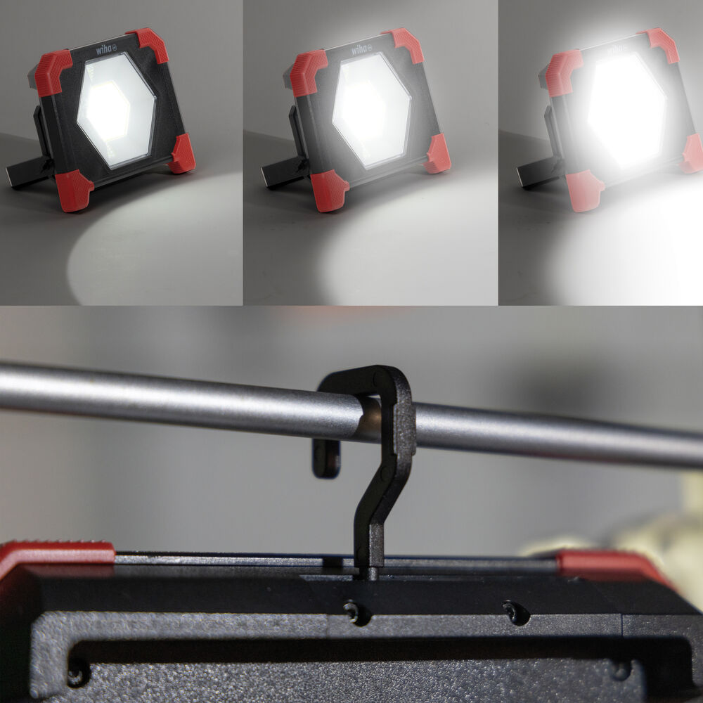 Mini-Akku-Arbeitsleuchte, LED/30W, 750/1.500/3.000 lm, 6500K Bild 8