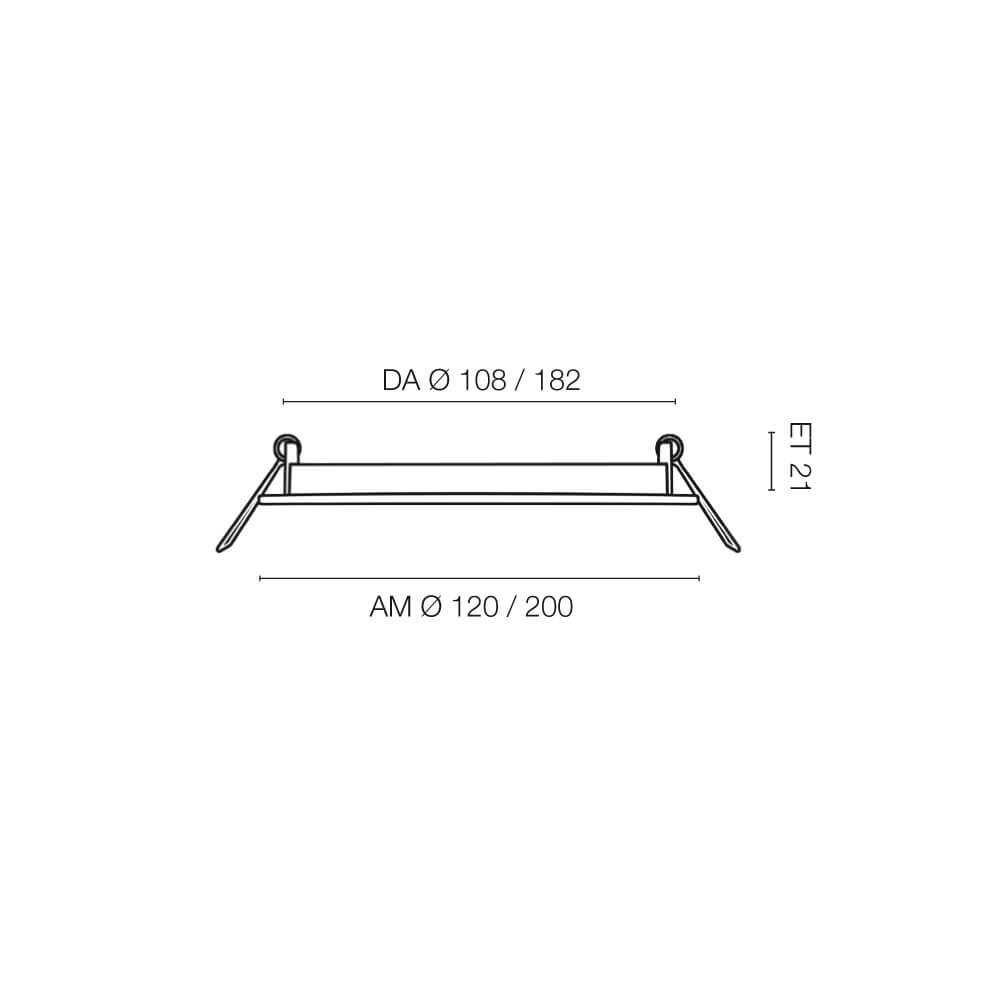 Downlight, LED/16W, 1.170 lm, 3000K, DA- 182 Bild 3