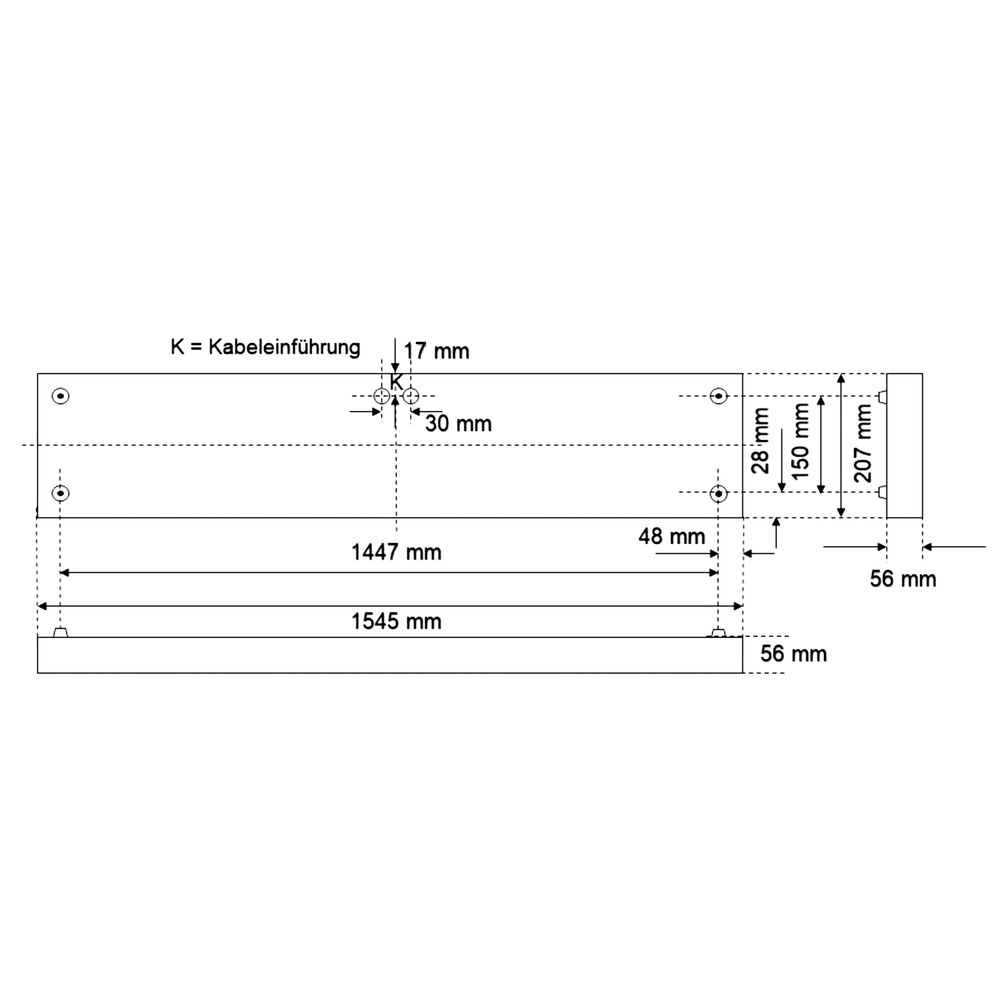 LED-Aufbau-Rasterleuchte, L 1.545 Bild 2