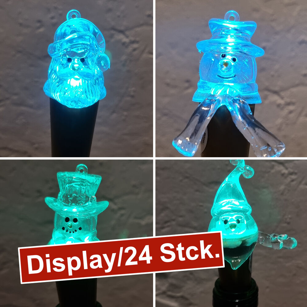 LED-Flaschenverschluss, mit RGB-Beleuchtung, Display mit 24 Stck