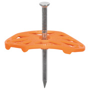 Nagelscheibe,<BR>mit Stahlnagel,<BR>Scheibe 46 x 25