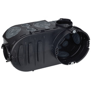 Elektronikdose<BR>mit Bajonettstutzen,<BR>luftdicht,<BR>� 60,<BR>H 66,<BR>L 148