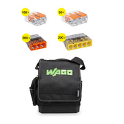 Aktions-Set,<BR>Klemmen + Werkzeugtasche