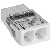 Steckklemme,<BR>COMPACT, <BR>0,5 - 2,5 mm�, <BR>transparent