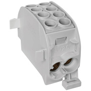 Hauptleitungs-Abzweigklemme,<BR>1-polig,<BR>2 Eing�nge 35 mm�,<BR>2 Ausg�nge 25 mm�