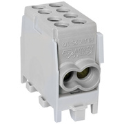 Hauptleitungs-Abzweigklemme,<BR>HLAK 25,<BR>1-polig,<BR>2 Eing�nge 25 mm�,<BR>2 Ausg�nge 16 mm�