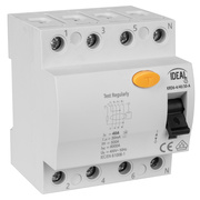 FI-Schutzschalter,<BR>4-polig,<BR>Typ A,<BR>4 TE