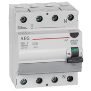 FI-Schutzschalter,<BR>Baureihe FP,<BR>4-polig,<BR>40A/0,03,<BR>4 TE