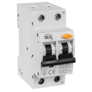 FI/LS-Schutzschalter,<BR>2-polig,<BR>16A/0,03 und <BR>B-Charakteristik 16A,<BR>2 TE