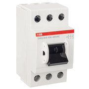 Hauptschalter,<BR>3-polig,<BR>63A,<BR>2,5 TE