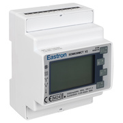 Messwandlerz�hler,<BR>EASTRON-SDM630MCT V2,<BR>f�r Drehstrom,<BR>dreiphasig,<BR>1+3 x 230V-AC 5(6)A,<BR>mit LCD-Z�hlwerk,<BR>