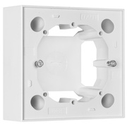 Aufputzgeh�use,<BR>f�r Schalter, Steckdosen und Ger�te,<BR>LOGUS 90,<BR>signalwei�