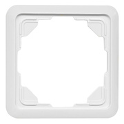 Abdeckrahmen,<BR>1-fach,<BR>passend f�r Jung� ST 550,<BR>wei�