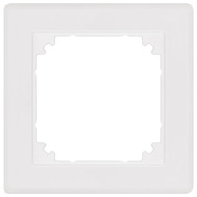 Abdeckrahmen,<BR>System M-SMART,<BR>polarwei� gl�nzend