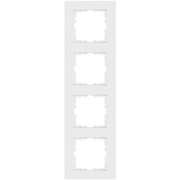 Abdeckrahmen,<BR>OBJEKT HK 07,<BR>Kunststoff,<BR>reinwei (RAL 9010)