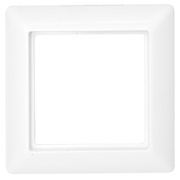 Abdeckrahmen,<BR>SERIE AS,<BR>alpinwei� gl�nzend