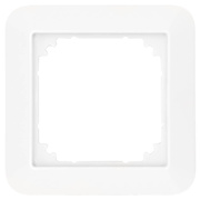 Abdeckrahmen,<BR>System 1-M,<BR>polarwei� gl�nzend