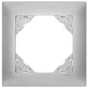 Abdeckrahmen,<BR>LOGUS 90,<BR>alu-silber