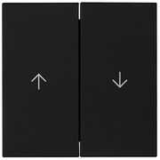 Wippe,<BR>f�r Jalousie-Schalter/Taster,<BR>neue Generation,<BR>Standard 55,<BR>schwarz matt