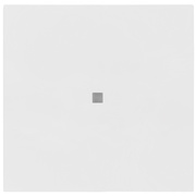 Wippe,<BR>f�r Kontroll-Taster,<BR>neue Generation,<BR>Standard 55,<BR>reinwei� gl�nzend