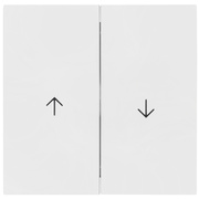 Wippe,<BR>f�r Jalousie-Schalter/Taster,<BR>neue Generation,<BR>Standard 55,<BR>reinwei� gl�nzend