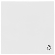 Wippe,<BR>mit Symbol,<BR>neue Generation,<BR>Standard 55,<BR>reinwei� gl�nzend