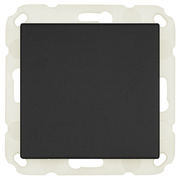 Blindabdeckung,<BR>ohne Zugentlastung,<BR>KLEIN K55� BBblack�,<BR>schwarz matt