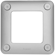 Abdeckrahmen,<BR>grau,<BR>SOLIROC