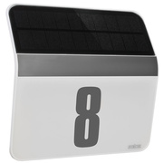 LED-Solar-<BR>Hausnummernleuchte,<BR>LED/0,03W,<BR>mit D�mmerungssensor
