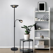 Standleuchte,<BR>GERRY,<BR>2 x E27/18W,<BR>1 x E14/10W