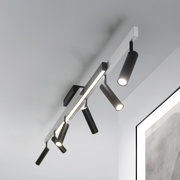 Deckenleuchte,<BR>ZENO,<BR>6 x LED/5,5W,<BR>1 x LED/18W