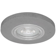 Einbauleuchte,<BR>1 x GU10/35W,<BR>Beton grau