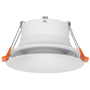 Einbauring,<BR>Aluminium,<BR>Deckenausschnitt � 92,<BR>einfache Wechseltechnik