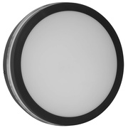 Au�enwandleuchte, LEDs/230V/24W, 1880 lm, 3000K, anthrazit, rund