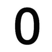 Zeichen f�r<BR>Hausnummernleuchten,<BR>stabile klebefeste Folie,<BR>H 120