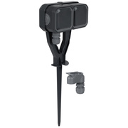 Steckdosenverteiler,<BR>PLEXO NEW,<BR>mit 2 Steckdosen<BR>und Erdspie�