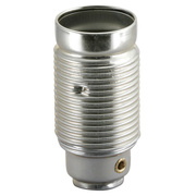 Metallfassung E14,<BR>mit Au�engewinde