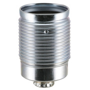 Metallfassung E27,<BR>mit Au�engewinde