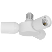 Fassungsadapter,<BR>f�r Pendelleuchten,<BR>1 x E27 auf 3 x E27