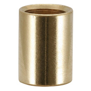 Verbindungsmuffe, <BR>Messing poliert