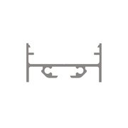 U-Profil aus Aluminium eloxiert,<BR>f�r Strips bis B 24 mm,<BR>B 30, H 15, L 2.000