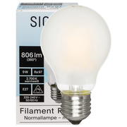 LED-Filament-Lampe,<BR>Full Spectrum,<BR>AGL-Form, matt,<BR>E27,<BR>2700K