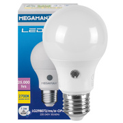 LED-Lampe,<BR>CLASSIC,<BR>AGL-Form, opal,<BR>E27/7,3W (60W), 810 lm,<BR>2700K,<BR>mit HF-Sensor