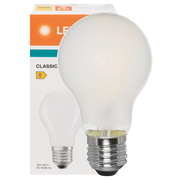 LED-Filament-Lampe,<BR>CLASSIC A VALUE,<BR>AGL-Form, matt,<BR>E27/7W (60W), 806 lm,<BR>3000K