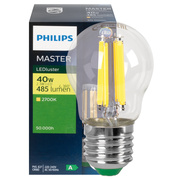 LED-Filament-Lampe,<BR>MASTER UltraEffizient,<BR>Tropfen-Form, klar,<BR>E27/2,3W (40W), 485 lm,<BR>2700K