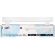 LED-DEKO-Linienlampe, opal,<BR>2-Sockel-S14s,<BR>2700K