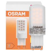 LED-Stiftsockellampe,<BR>LED PIN,<BR>opal frosted<BR>G9/4,2W (37W), 430 lm,<BR>2700K