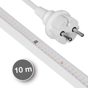 LED-Flexstreifen 230V,<BR>Rollenware,<BR>L 10 - 25 m, 84 LEDs/m<BR>1.200 lm/m<BR>3000K