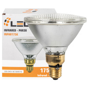 Infrarot-Reflektorlampe,<BR>PAR38,<BR>E27/175W