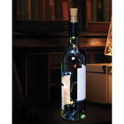 LED-Minilichterkette mit Korken,<BR>8 bunte LEDs